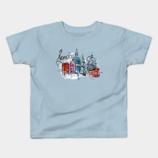 London Design 1 Kids T-Shirt